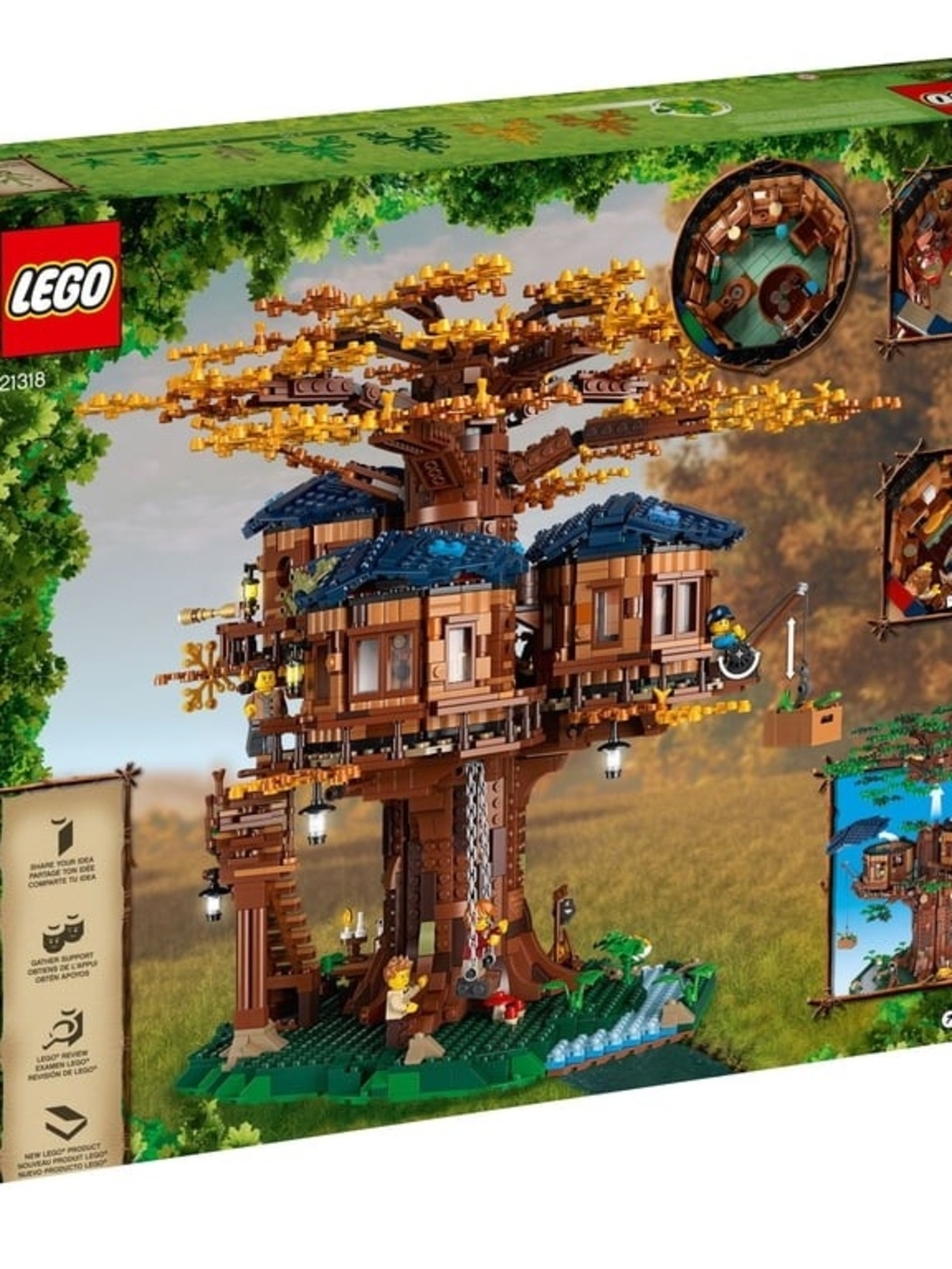 LEGO Brown & Blue Treehouse Building Set